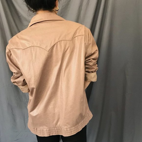 Vintage 1970s H bar C ranchwear jacket beige Med - Picture 11 of 12